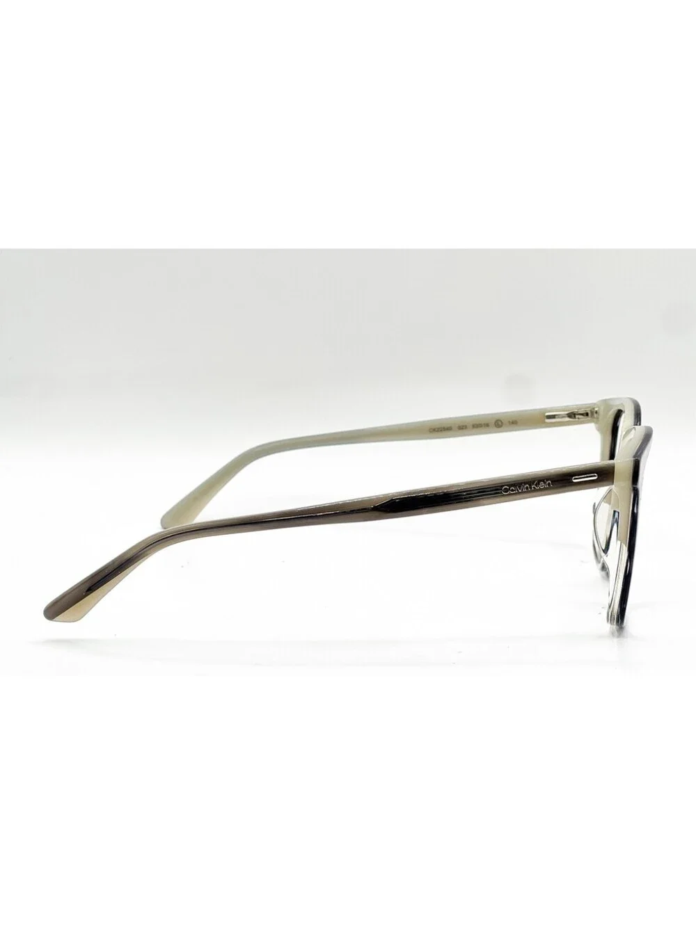 Calvin Klein Ck22540 023 Striped Grey With Black Authentic Eyeglass Frames 53-16